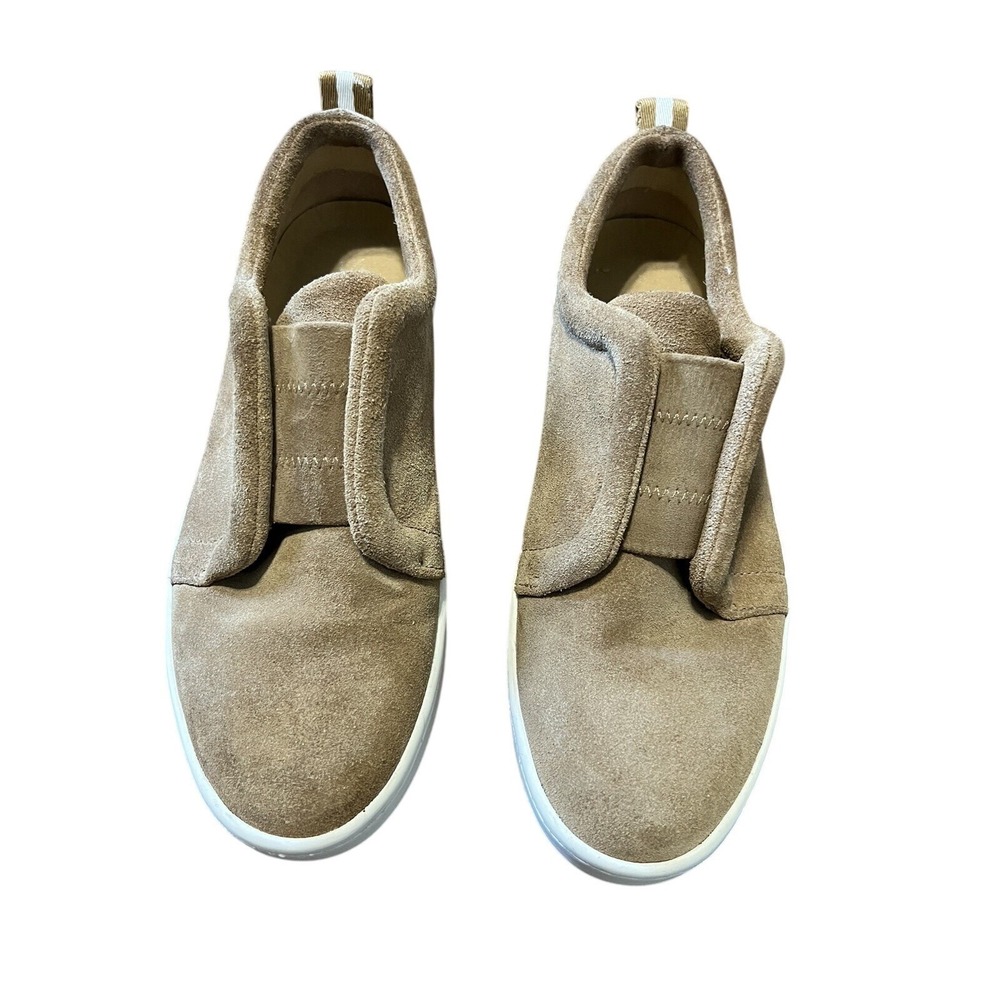 Splendid Women's Slip On Flat‎ Sneakers Size 8.5 Suede Upper Rubber Sole Brown